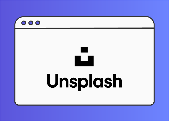 Imagem do Logo da ferramenta Unsplash