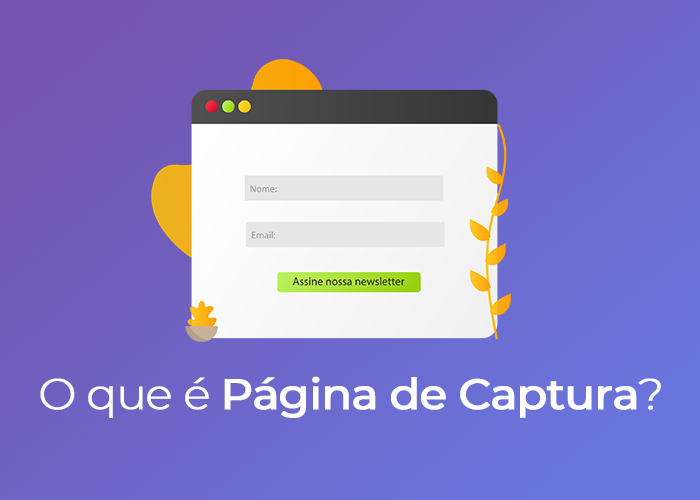 O que é uma página de captura?